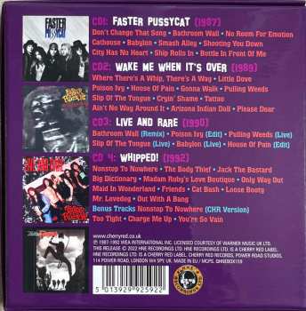 4CD/Set di cofanetti Faster Pussycat: Babylon - The Elektra Years 1987-1992