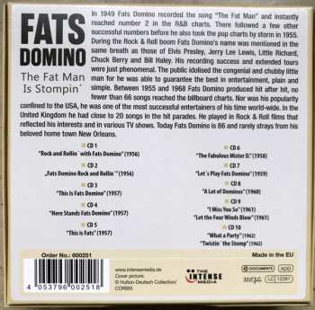 10CD/Set di cofanetti Fats Domino: The Fat Man Is Stompin'