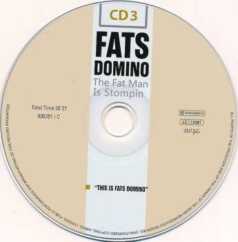 10CD/Set di cofanetti Fats Domino: The Fat Man Is Stompin'