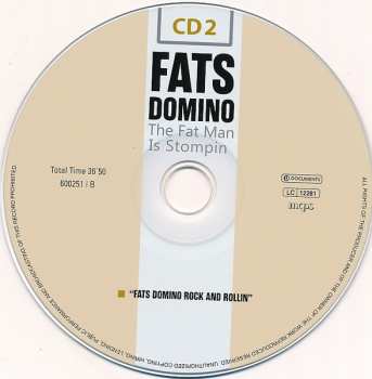 10CD/Set di cofanetti Fats Domino: The Fat Man Is Stompin'