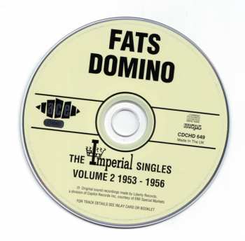 CD Fats Domino: The Imperial Singles Volume 2