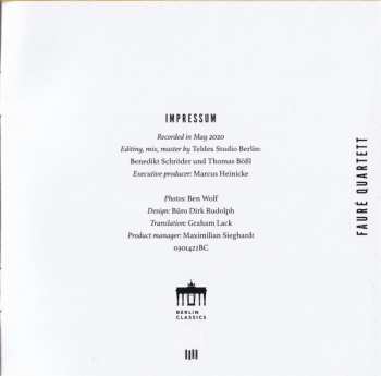 CD Fauré Quartett: Fauré Quartett
