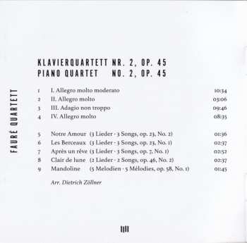 CD Fauré Quartett: Fauré Quartett