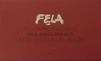 29CD/DVD/Set di cofanetti Fela Kuti: The Complete Works Of Fela Anikulapo-Kuti DLX | LTD