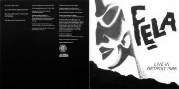 2CD Fela Kuti: Live In Detroit 1986
