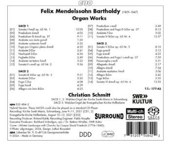 3SACD Felix Mendelssohn-Bartholdy: Organ Works