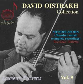 CD Felix Mendelssohn-Bartholdy: David Oistrach - Legendary Treasures Vol.9