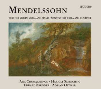 CD Felix Mendelssohn-Bartholdy: Sonate Für Viola & Klavier C-moll