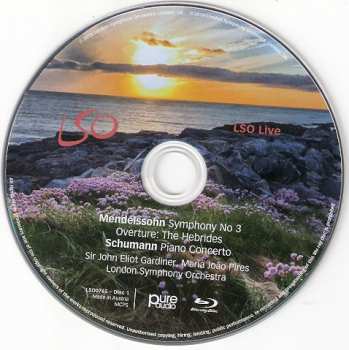 Blu-ray/SACD Robert Schumann: Symphony No 3 'Scottish', Overture: The Hebrides / Schumann - Piano Concerto