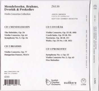 4CD/Set di cofanetti Sergei Prokofiev: Violin Concertos Collection