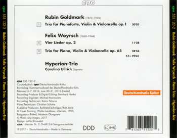CD Hyperion-Trio: Piano Trio • Vier Lieder, Piano Trio