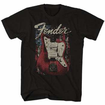 Merch Fender: Maglietta Distressed Guitar 