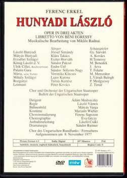 DVD Ferenc Erkel: Hunyadi László [tv opera film, 1977]