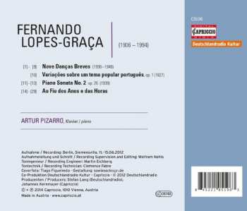 CD Artur Pizarro: Nove Danças Breves / Variações Sobre Um Tema Popular Português / Piano Sonata No. 2 / Ao Fio Dos Anos E Das Horas