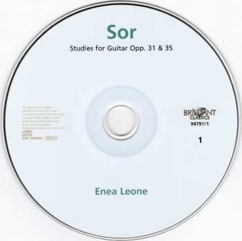3CD Fernando Sor: Complete Studies For Guitar