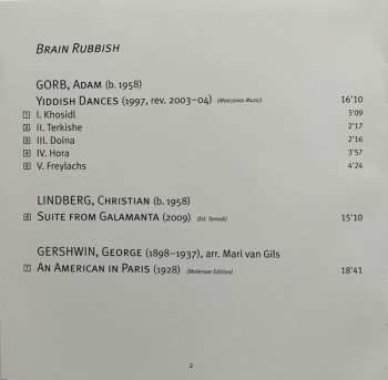 CD George Gershwin: Brain Rubbish
