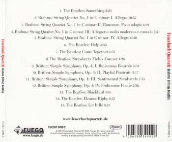 CD Feuerbach Quartett: Brahms Britten Beatles