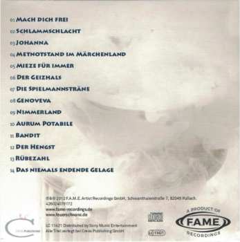 5CD/Set di cofanetti Feuerschwanz: Original Album Classics