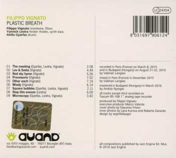 CD Filippo Vignato: Plastic Breath 