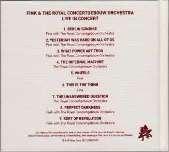 CD Concertgebouworkest: Fink Meets The Royal Concertgebouw Orchestra
