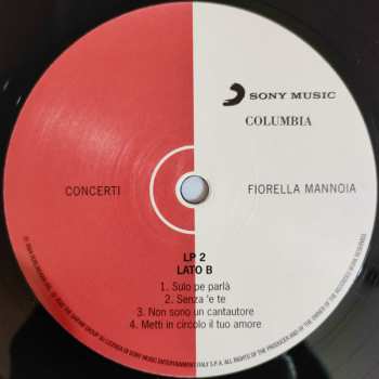 3LP Fiorella Mannoia: Concerti