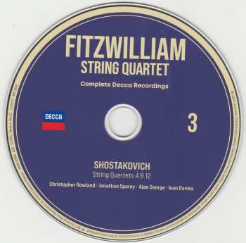 15CD/Set di cofanetti Fitzwilliam String Quartet: Complete Decca Recordings LTD