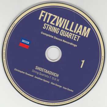 15CD/Set di cofanetti Fitzwilliam String Quartet: Complete Decca Recordings LTD