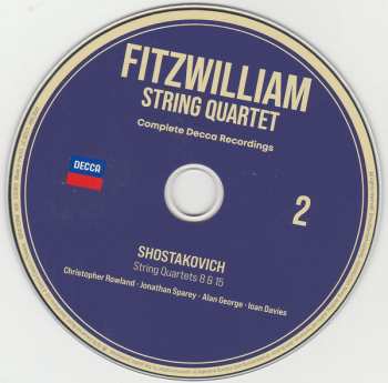 15CD/Set di cofanetti Fitzwilliam String Quartet: Complete Decca Recordings LTD