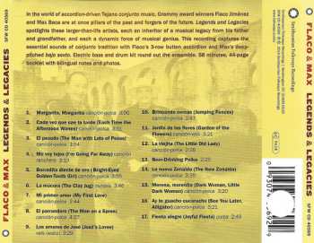CD Flaco Jimenez: Flaco & Max: Legends & Legacies