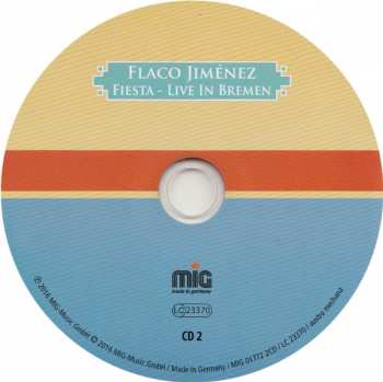 2CD Flaco Jimenez: Fiesta - Live In Bremen