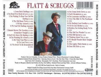 4CD/Set di cofanetti Flatt & Scruggs: 1948-1959