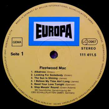 LP Fleetwood Mac: Fleetwood Mac
