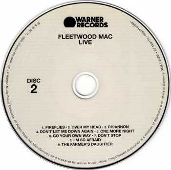 2LP/3CD/SP/Set di cofanetti Fleetwood Mac: Live DLX | LTD