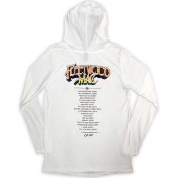 Merce Fleetwood Mac: Fleetwood Mac Unisex Pullover Hoodie: Albums Bus Lightweight (back Print & Ex-tour) (medium) M