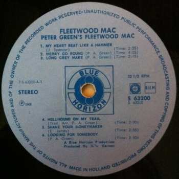 LP Fleetwood Mac: Peter Green's Fleetwood Mac