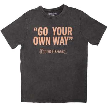 Merch Fleetwood Mac: Stone Wash Maglietta Go Your Own Way