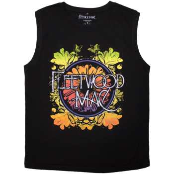 Merch Fleetwood Mac: Tank Maglietta Circle Floral Logo Fleetwood Mac