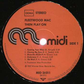 LP Fleetwood Mac: Then Play On