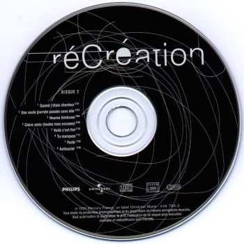 2CD Florent Pagny: réCréation