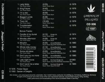 CD Florian Geyer: Beggars Pride