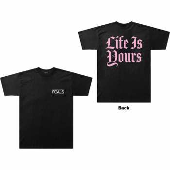 Merce Foals: Tričko Life Is Yours Text S