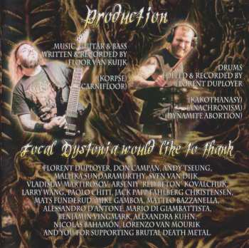 CD Focal Dystonia: Descending (In)Human Flesh	