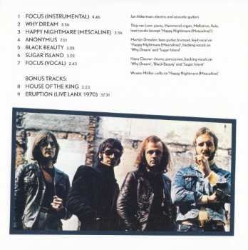 9CD/2DVD/Set di cofanetti Focus: 50 Years: Anthology 1970-1976