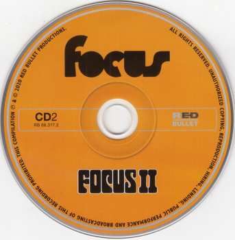 9CD/2DVD/Set di cofanetti Focus: 50 Years: Anthology 1970-1976