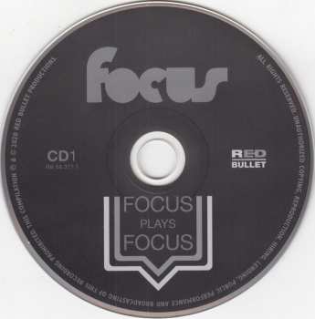9CD/2DVD/Set di cofanetti Focus: 50 Years: Anthology 1970-1976