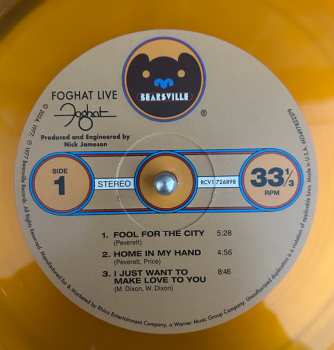LP Foghat: Live CLR | LTD