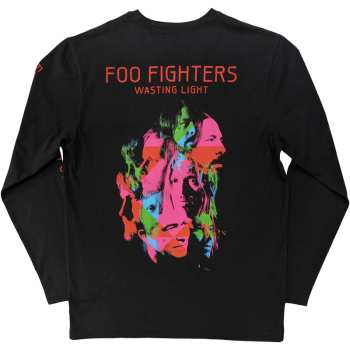 Merce Foo Fighters: Foo Fighters Unisex Long Sleeve T-shirt: Wasting Light (back & Sleeve Print) (small) S