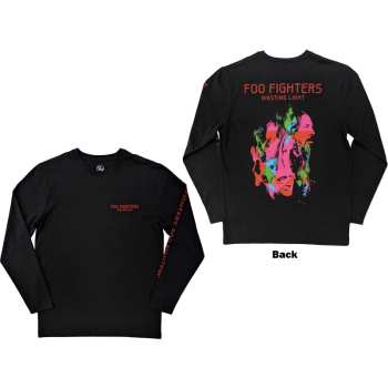 Merce Foo Fighters: Foo Fighters Unisex Long Sleeve T-shirt: Wasting Light (back & Sleeve Print) (small) S
