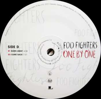 2LP Foo Fighters: One By One