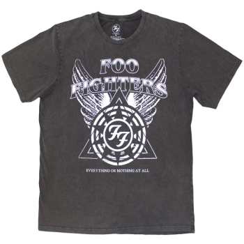  Foo Fighters: Foo Fighters Unisex Stone Wash T-shirt: Eonaa Logo (small) S